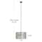 Hello Honey® Emma Capiz Black Finish Pendant Lamp